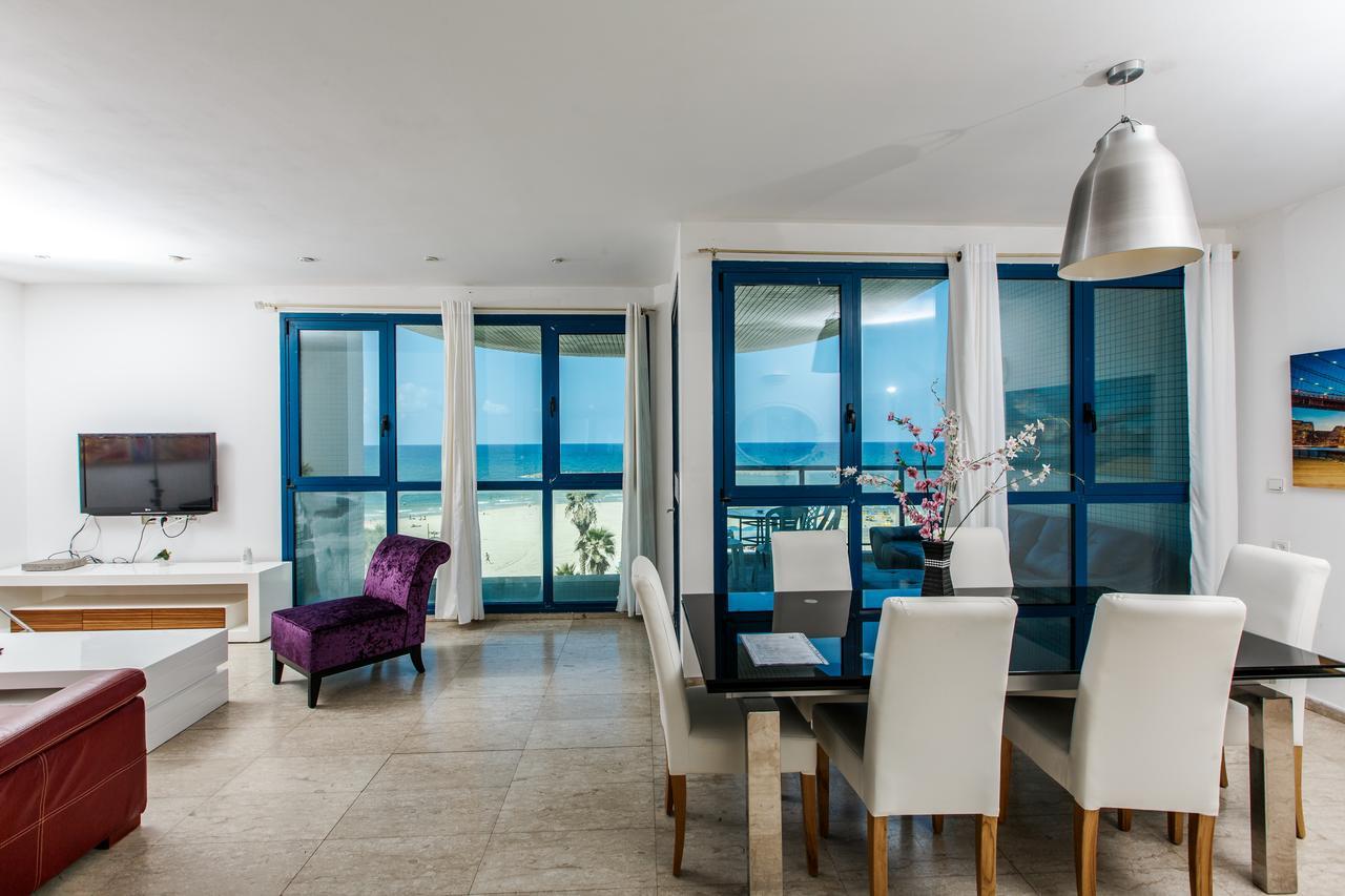 Ocean Front Apartments First Line To The Beach Tel Aviv Luaran gambar