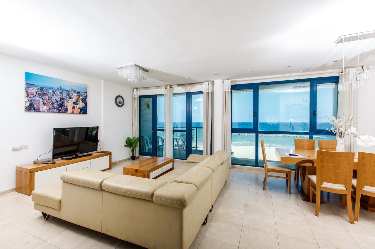 Ocean Front Apartments First Line To The Beach Tel Aviv Luaran gambar