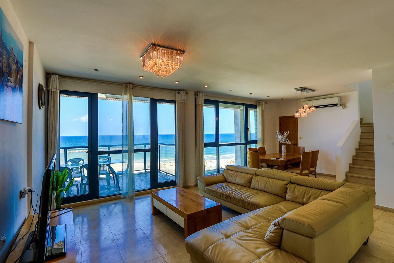 Ocean Front Apartments First Line To The Beach Tel Aviv Luaran gambar