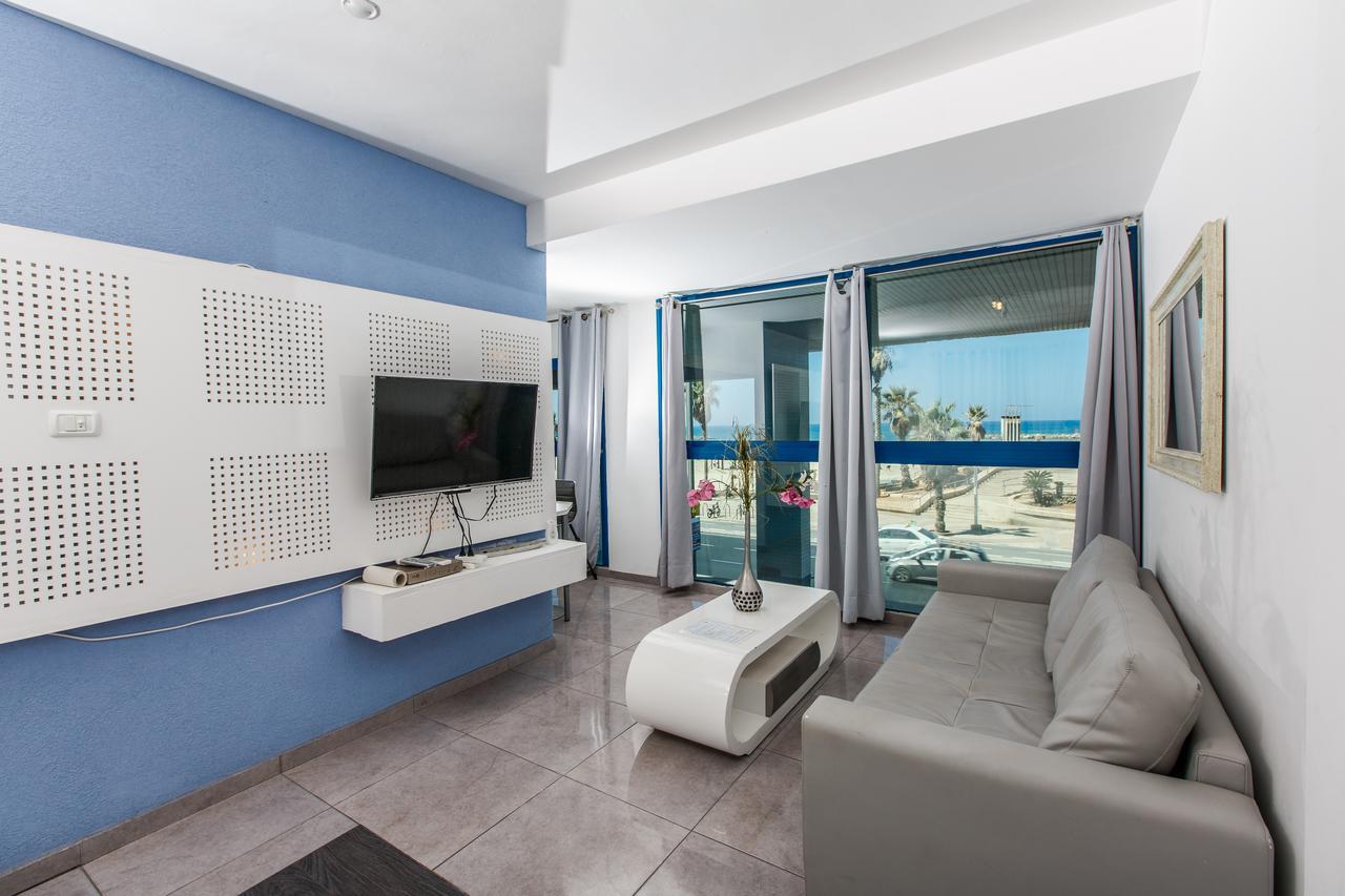 Ocean Front Apartments First Line To The Beach Tel Aviv Bilik gambar
